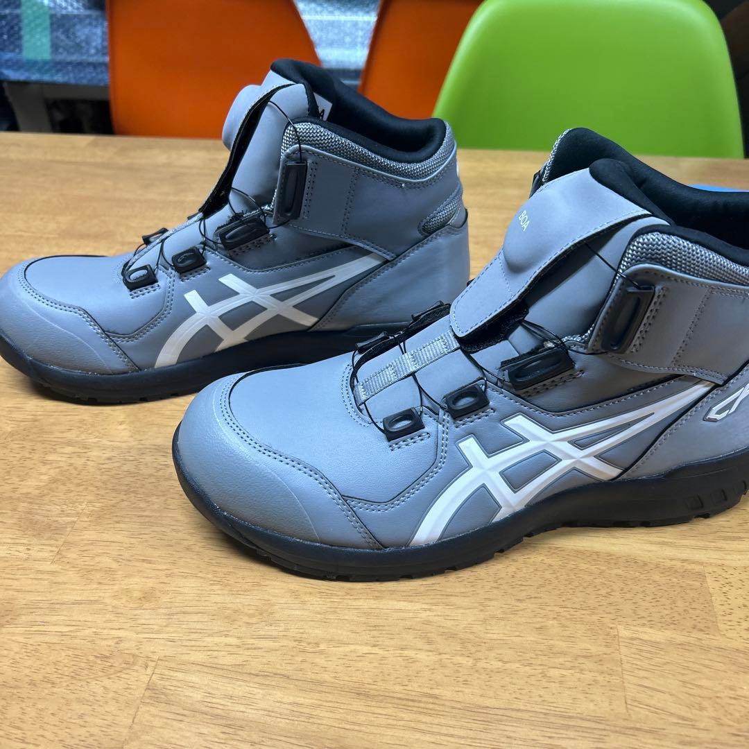 安全靴　ASICS BOAシステム　26.5cm グレー　新品　未使用　箱無し