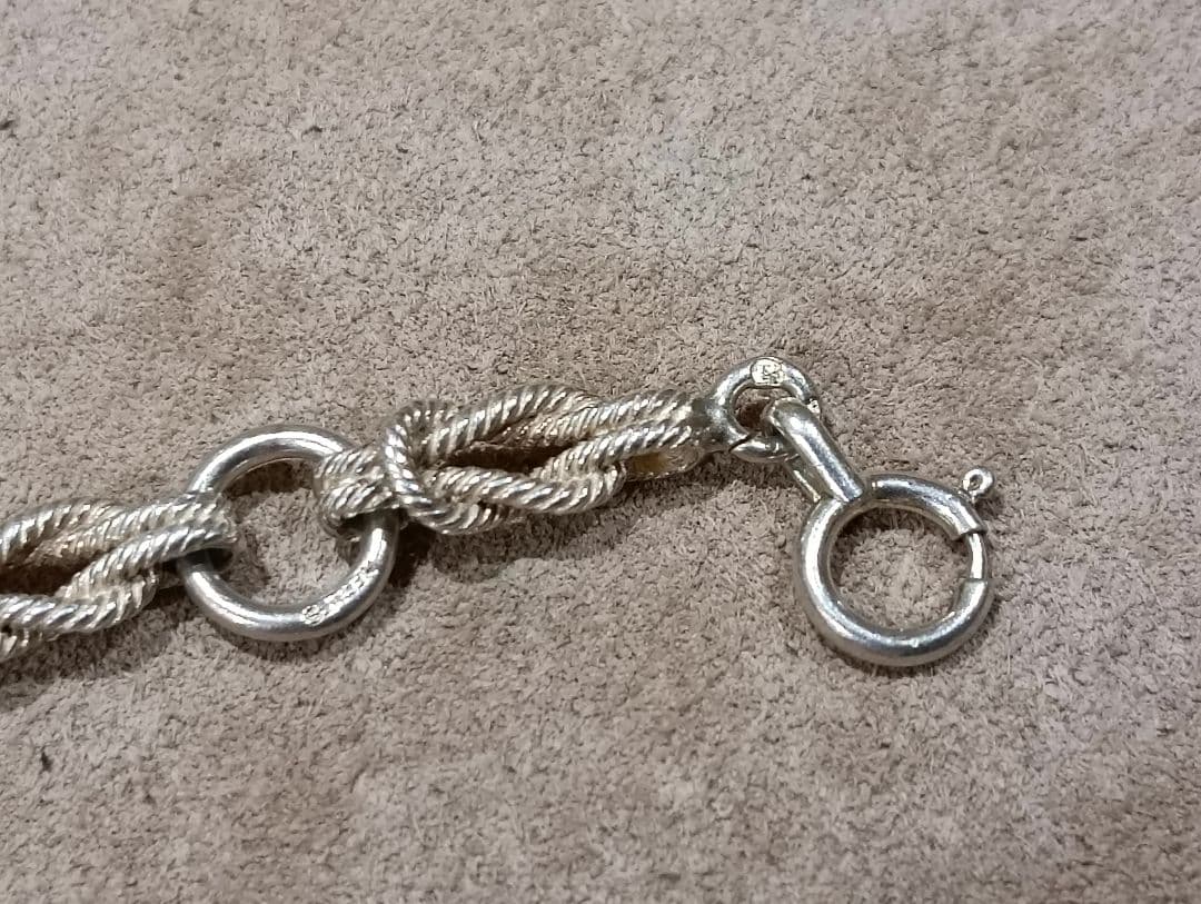 L*A様 エルメス　オーディエンヌ　PMサイズ　シルバー　ブレスレット　ビンテー