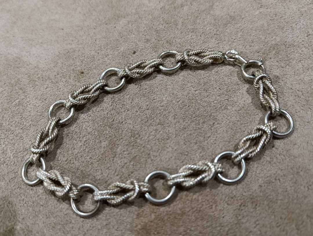 L*A様 エルメス　オーディエンヌ　PMサイズ　シルバー　ブレスレット　ビンテー