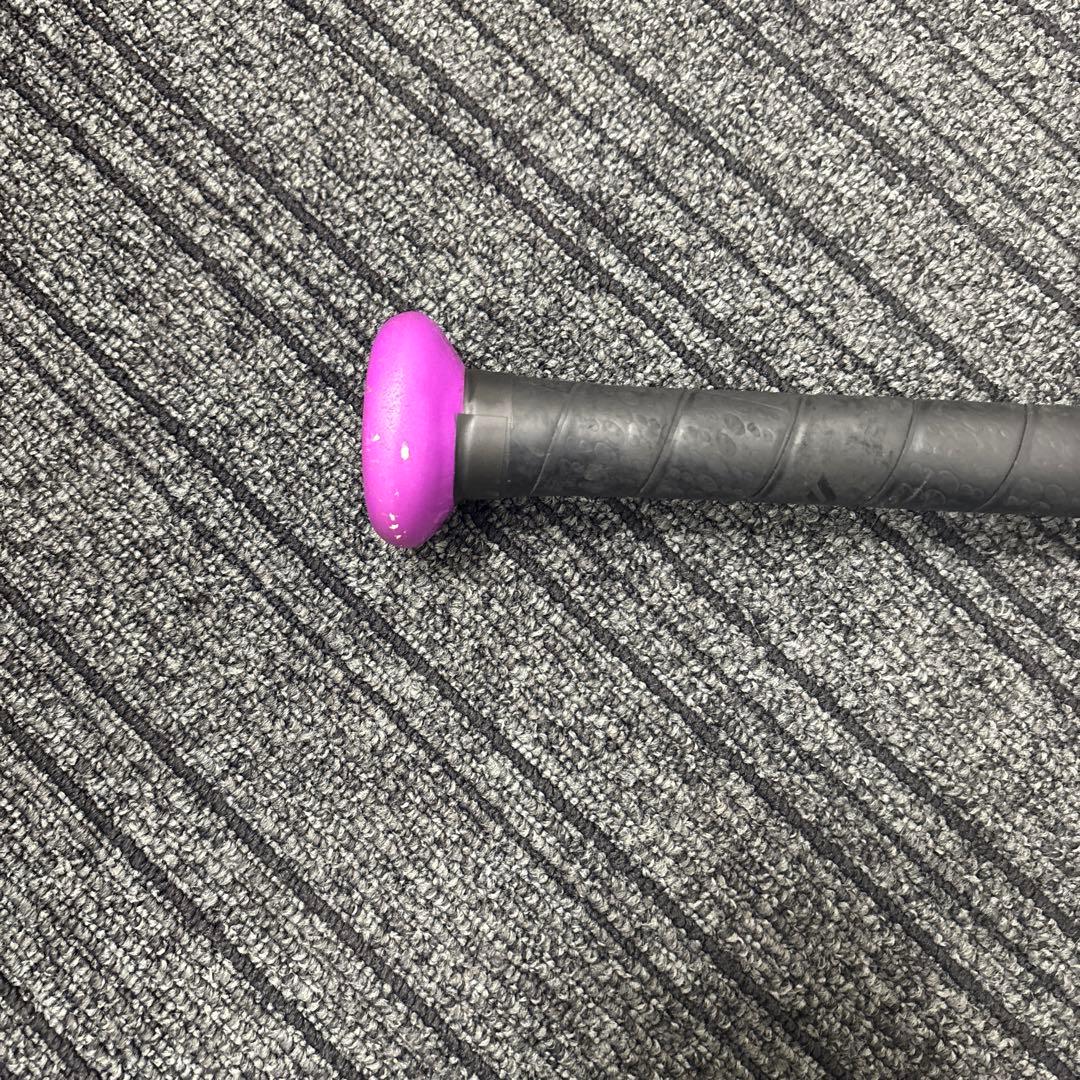 BEYOND MAX OVAL バット 紫/黒 バットケース付き