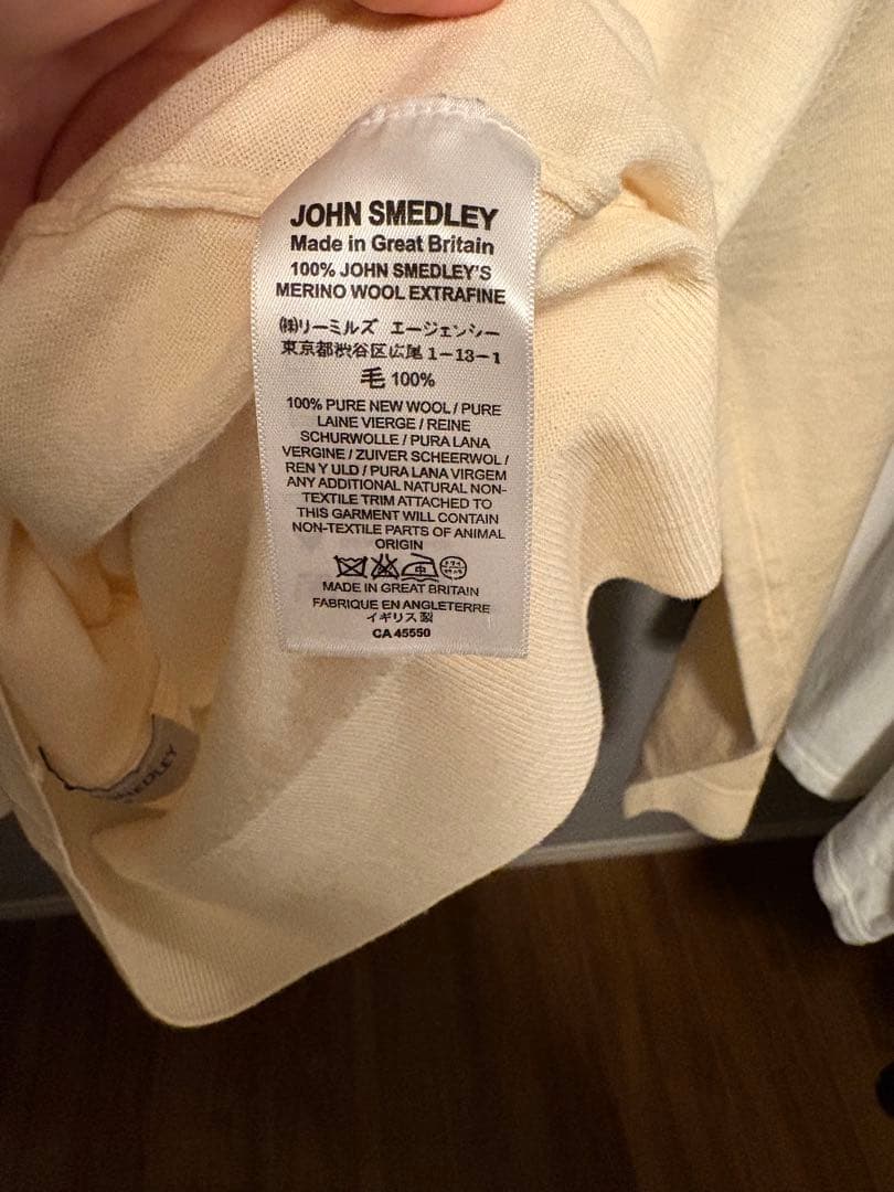 b*d様 JOHN SMEDLEY ジョンスメドレー　モックネック　ニット　ター