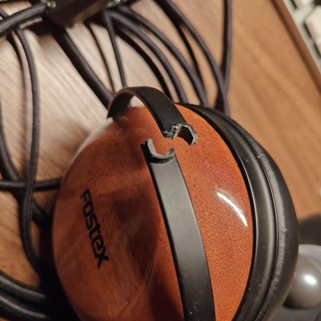 TH-X00 Fostex 有線ヘッドセット 一部破損 ネジ付き　可動品