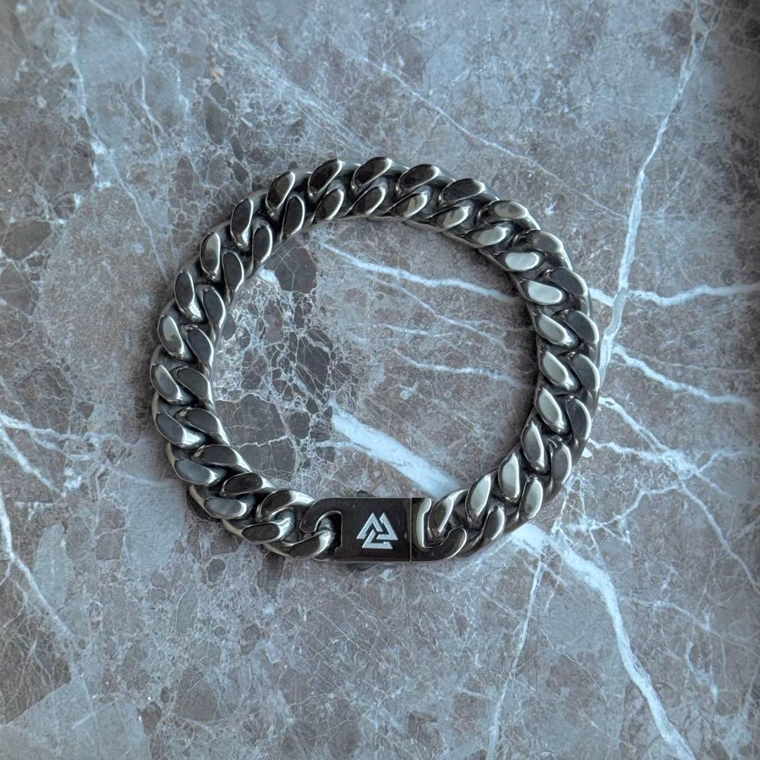 純チタン 極太 喜平 ブレスレット 23cm 15mm 新品 刻印入り