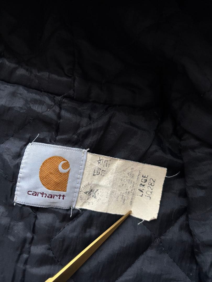 80s 90s USA製　カーハート　アクティブジャケット　JQ282 Lサイズ