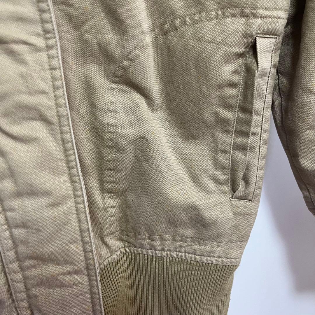 y2k military グランジ ミリタリージャケット ファー　ボア