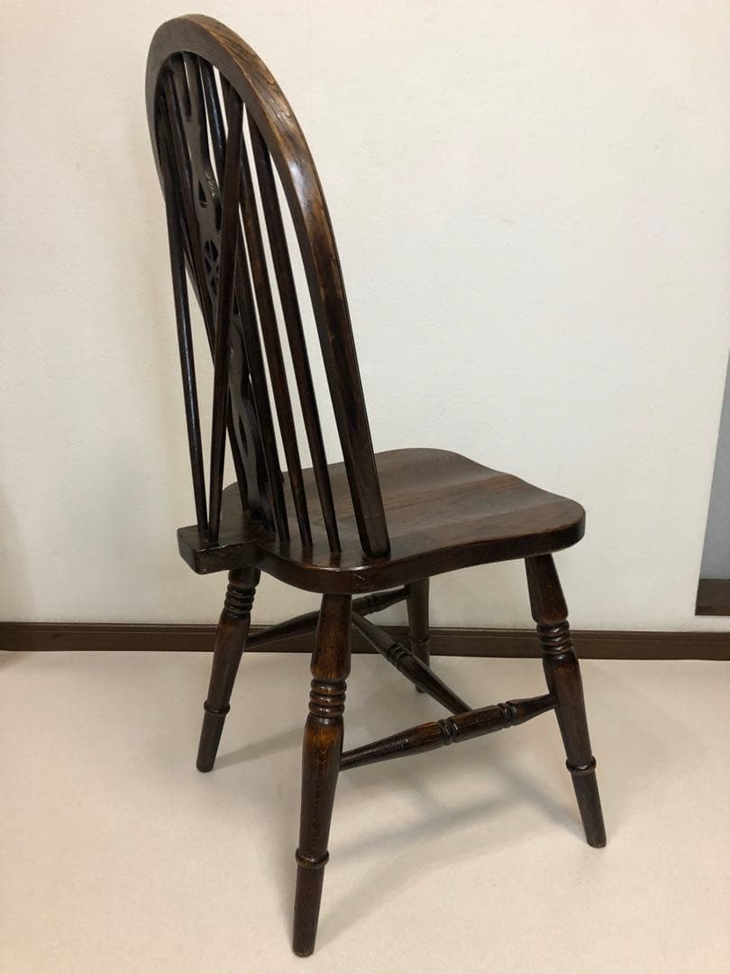 英国製 アンティーク ホイールバックチェア ヴィンテージ チェア ビンテージ