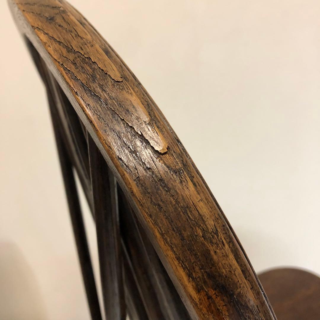 英国製 アンティーク ホイールバックチェア ヴィンテージ チェア ビンテージ