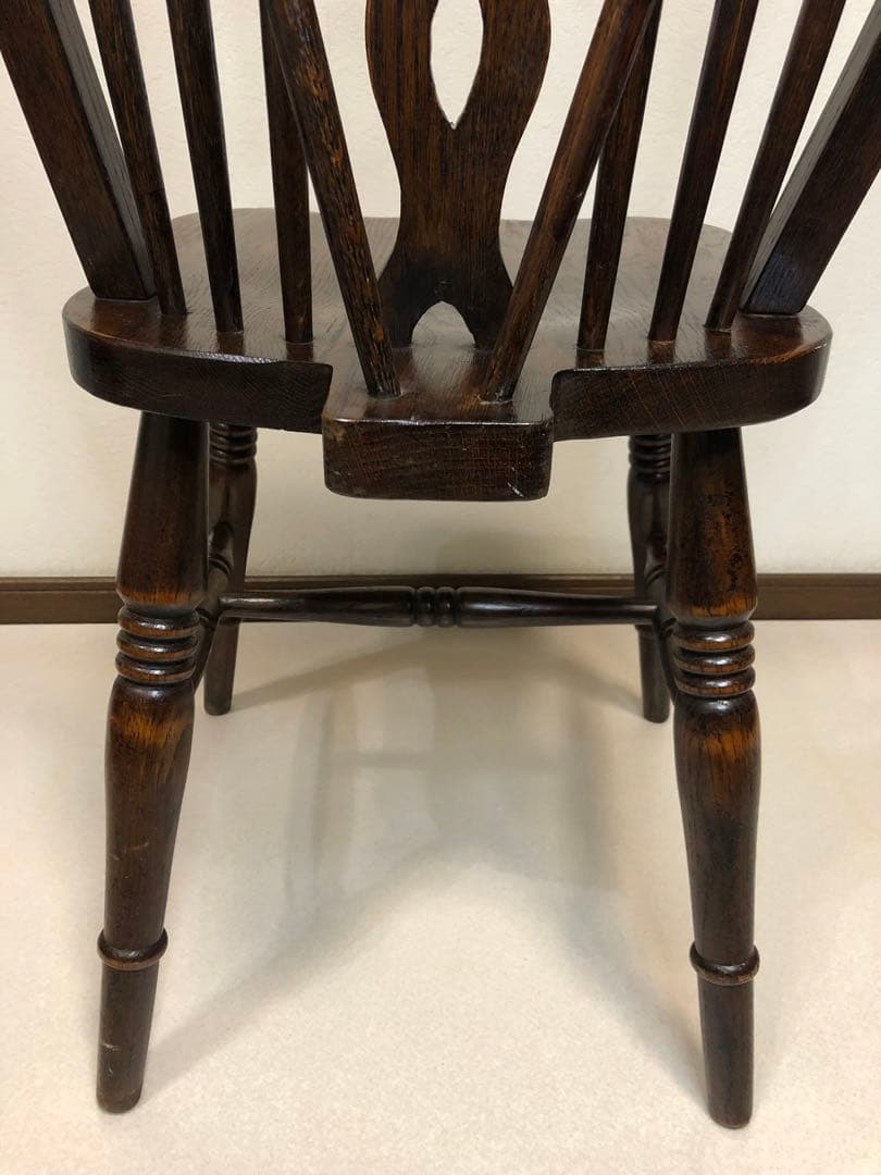 英国製 アンティーク ホイールバックチェア ヴィンテージ チェア ビンテージ