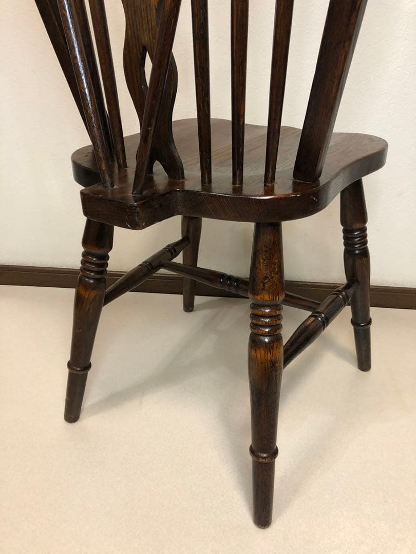 英国製 アンティーク ホイールバックチェア ヴィンテージ チェア ビンテージ