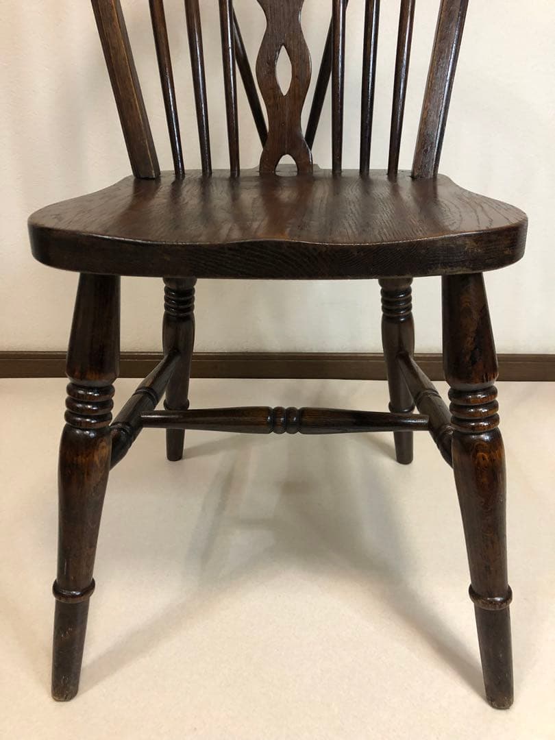 英国製 アンティーク ホイールバックチェア ヴィンテージ チェア ビンテージ