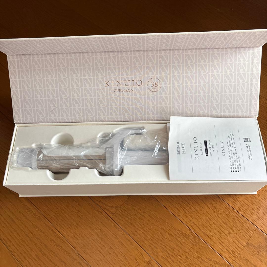 美品　絹女カールヘアアイロン38mm