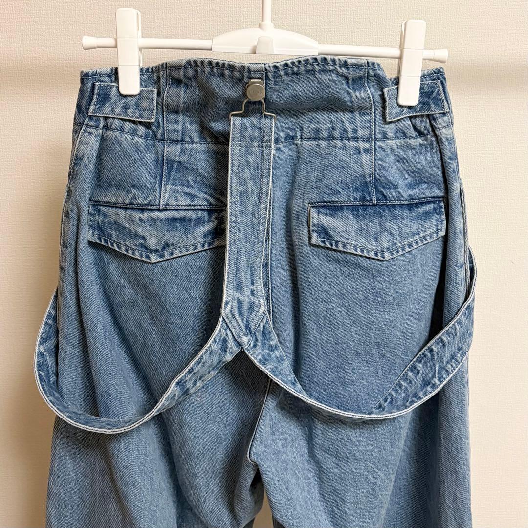 GALLARDA GALANTE 【PEAS】デニムフライトパンツ サスペンダー