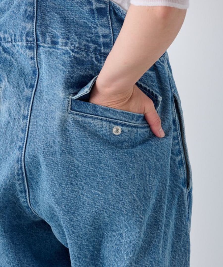 GALLARDA GALANTE 【PEAS】デニムフライトパンツ サスペンダー