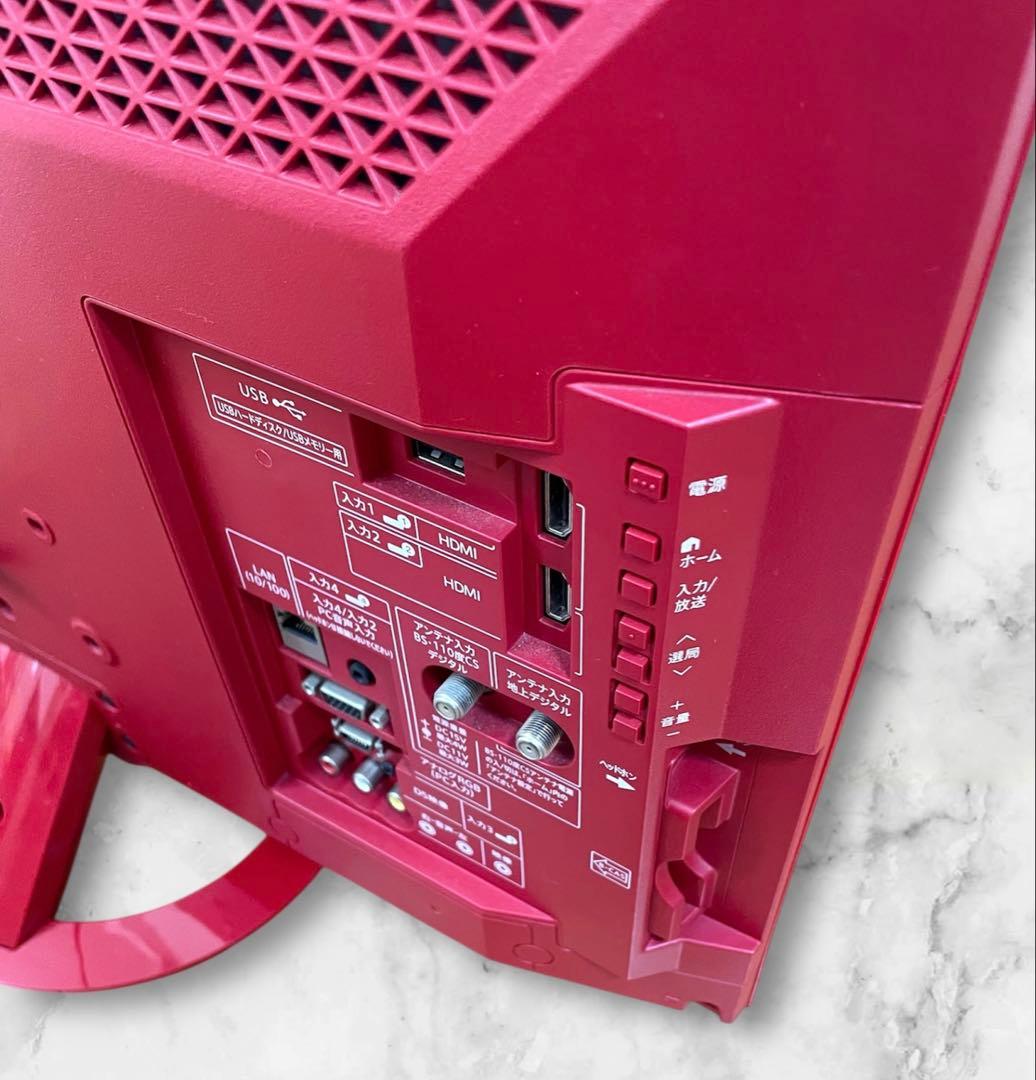 SHARP液晶テレビ レッド2016年製LC-24K30
