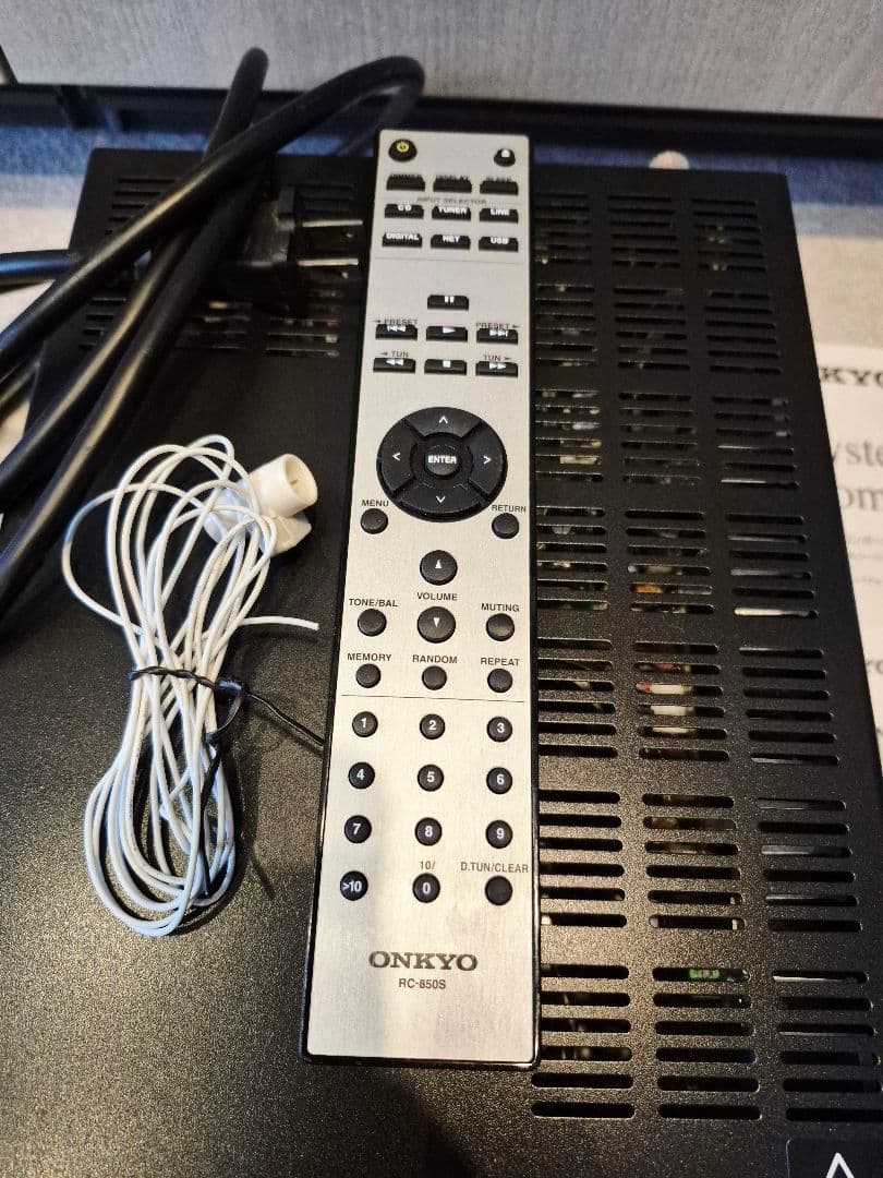 【美品・完動品】ONKYO CR-N765 ブラック ネットワークCDレシーバー