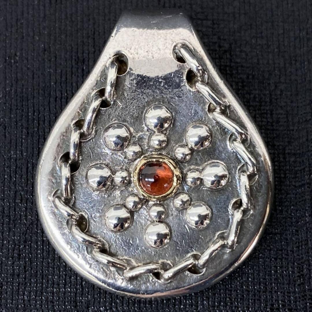 ARIZONA FREEDOM 廃盤 K18太陽神 シルバー プレートペンダント