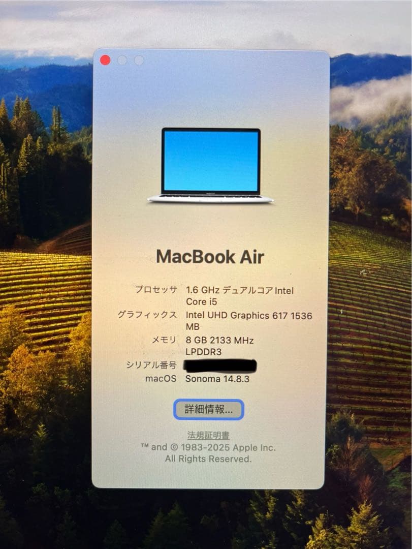 【値下げ】MacBook Air 13インチ i5シルバー 付属品付き