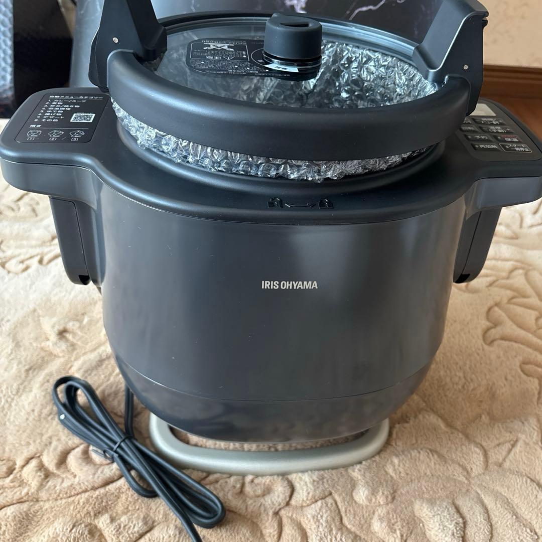 アイリスオーヤマ 自動調理鍋 シェフドラム 電気鍋DAC-IA2-H