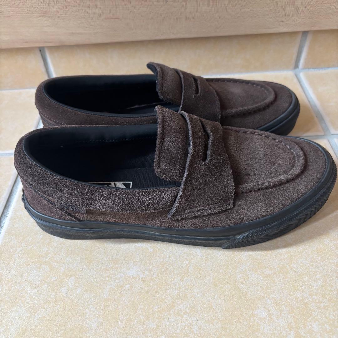 VANS ブラウン スエード ローファー