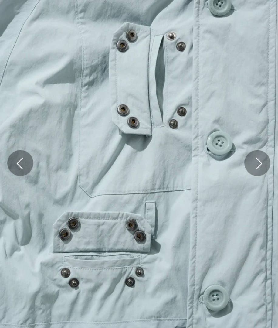 ジャケット・アウター Griffin Hartland  Navy Puff Smock