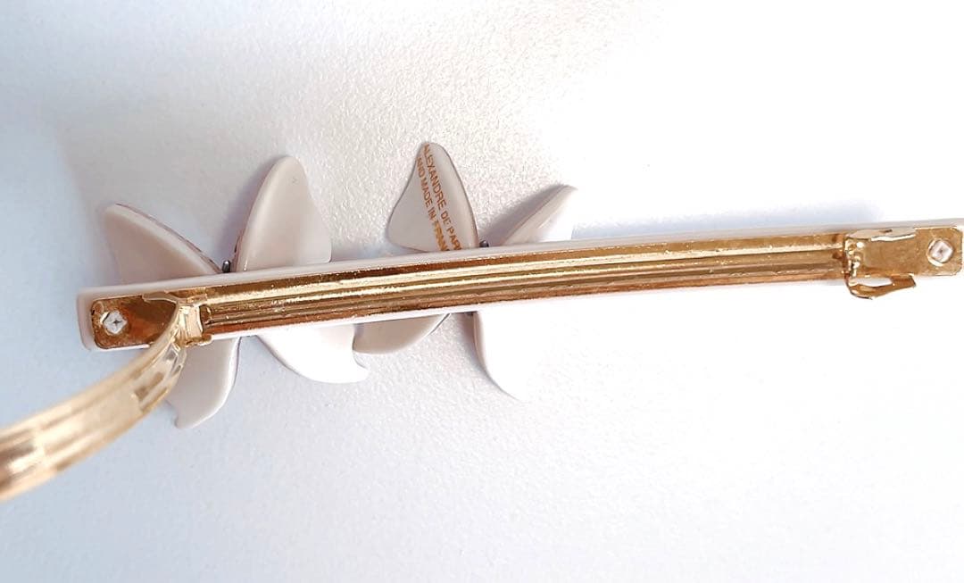 アレクサンドルドゥパリ　ロングバレッタ　ピンク　バタフライ　スワロフスキー　希少