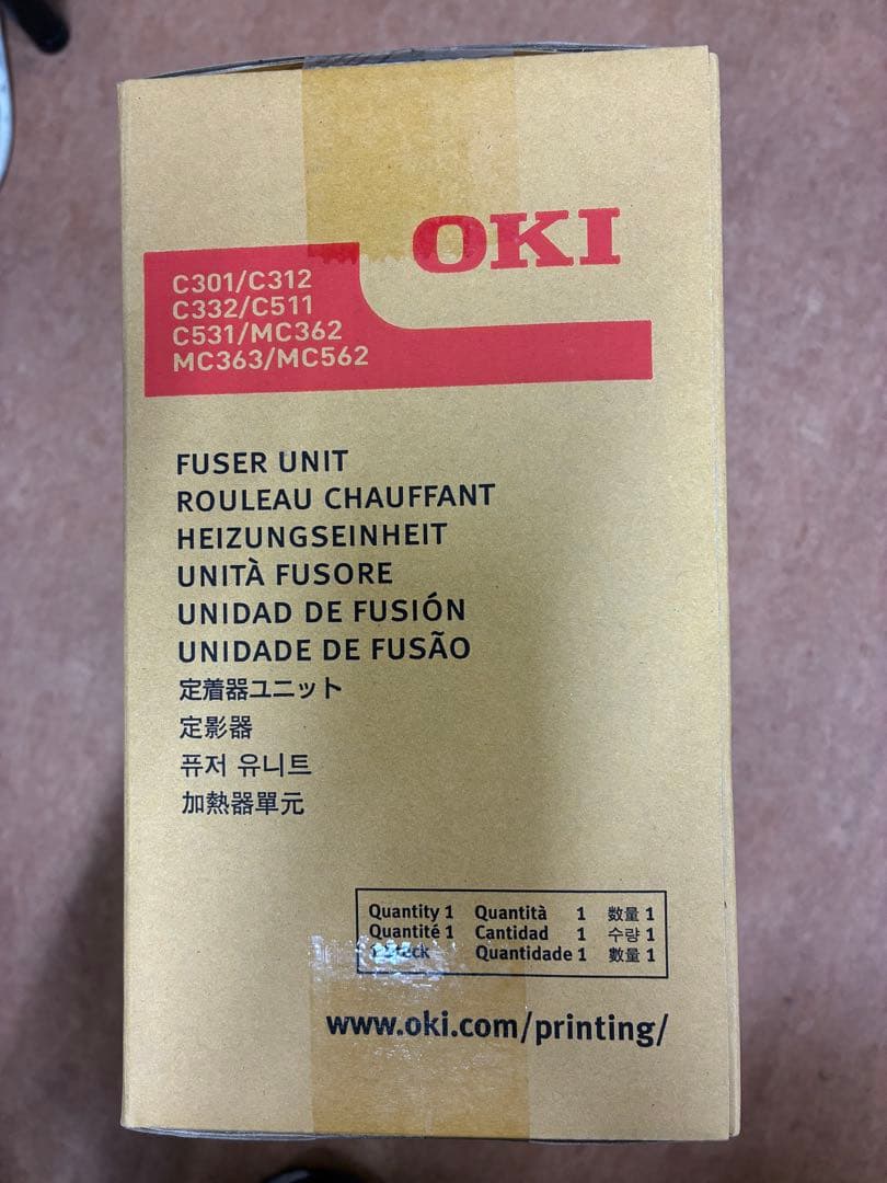 OKI 定着器　C301/C312/C332