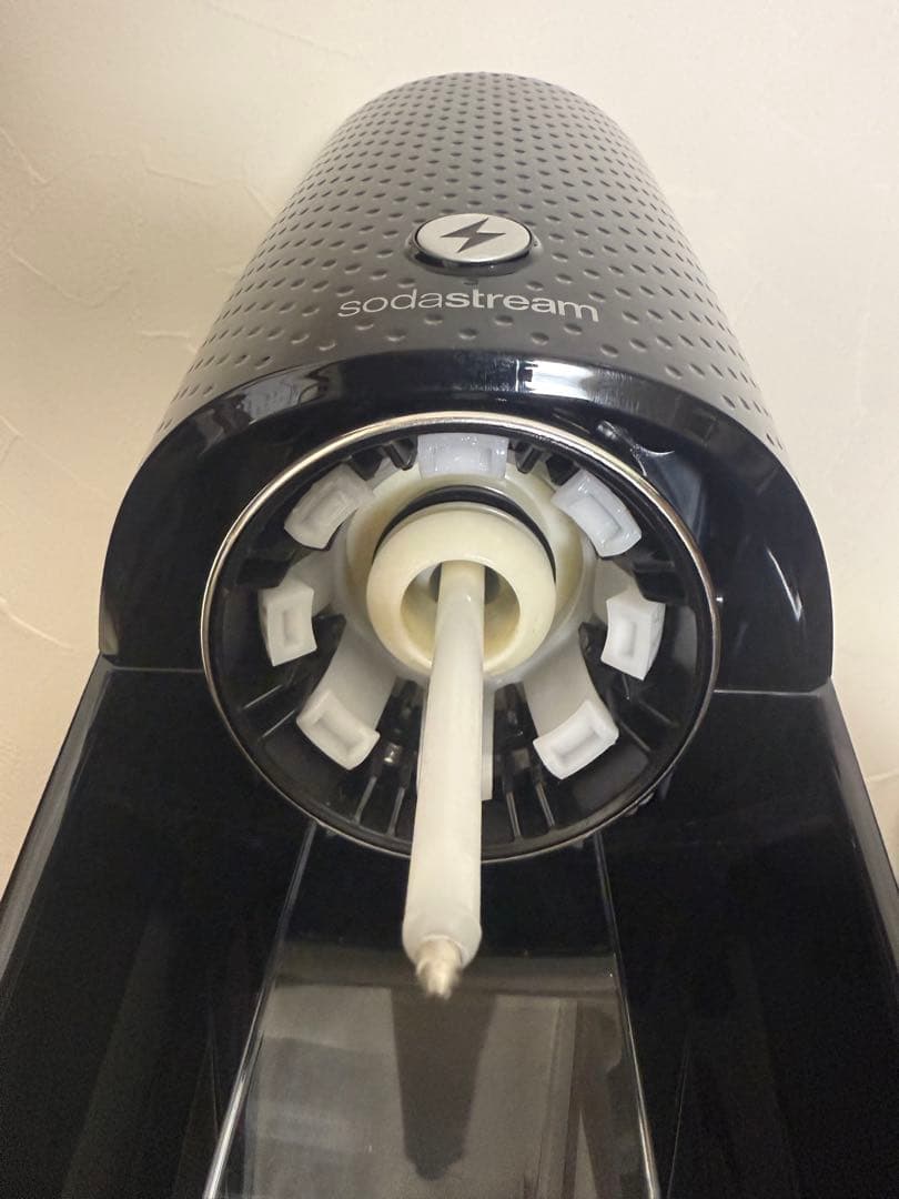ソーダストリーム 電動モデル ブラック ワンタッチ 清掃済 動作良好