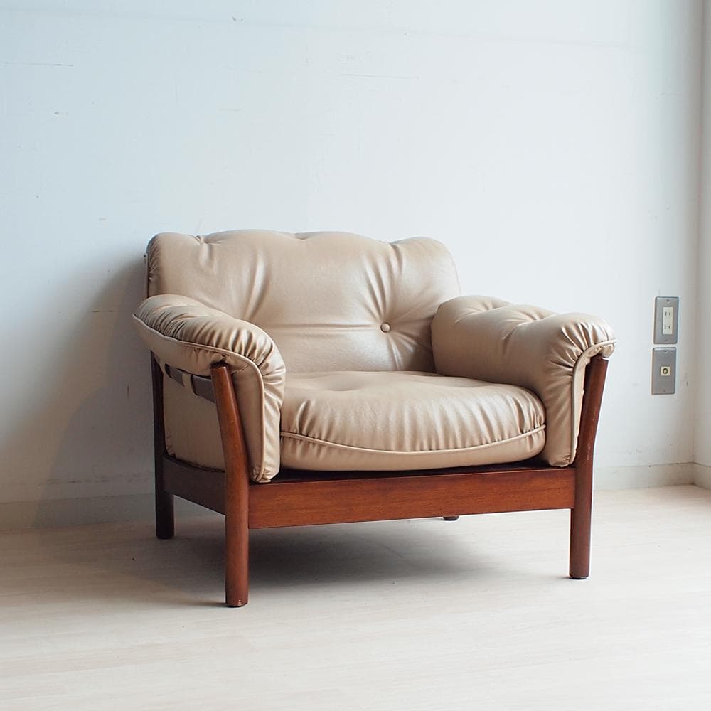 70's オールドマルニ 「Madison」 1人掛けソファ ビンテージ レトロ