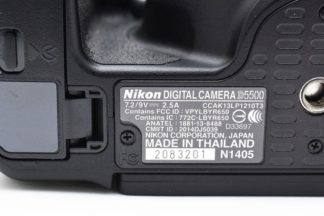 3136ショット Nikon D5500 Wi-Fi レンズセット #8290