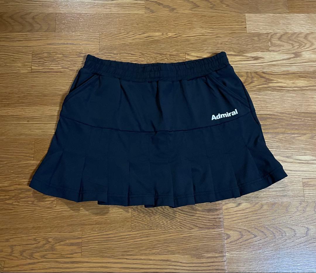【スノー様用】Admiral 黒 プリーツスカート M テニススコート ブラック