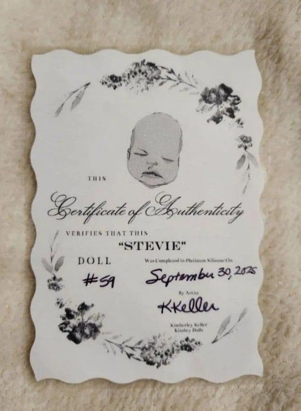 【m&mページ】　リボーンドール　【新品】フルシリコンベビー　海外作家