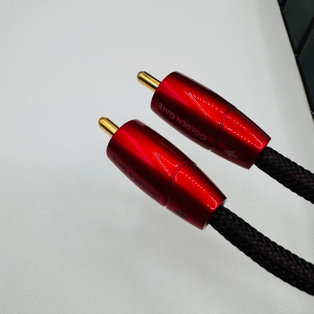 【極美品】audioquest GOLDEN GATE 1.5M RCA STM