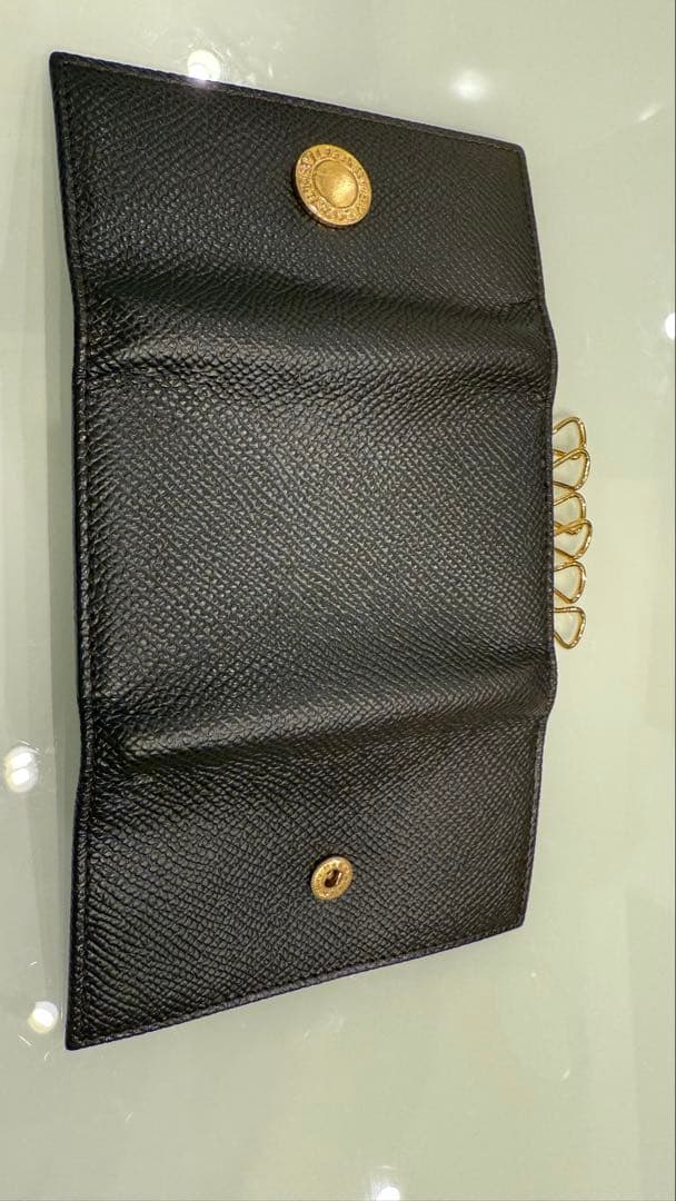 新品 BVLGARI ブルガリ キーケース レザー ダークブラウン 箱付き