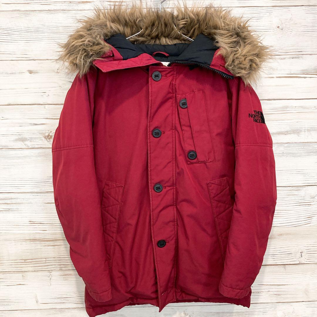 The North Faceザノースフェイス☆モッズコート 95 Mレッド