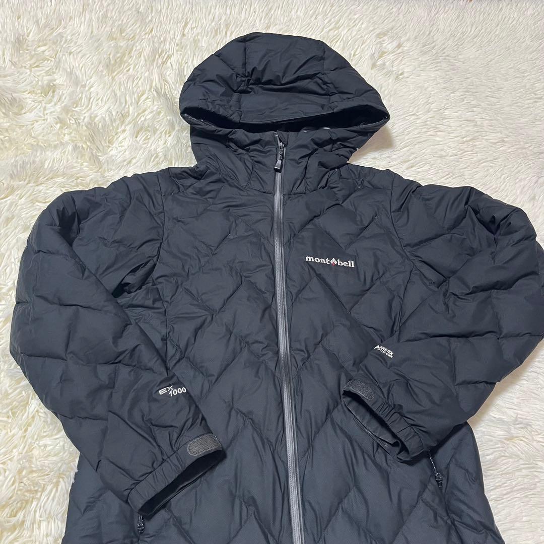 モンベル イグニスダウン パーカ 1000FP Women's S ブラック