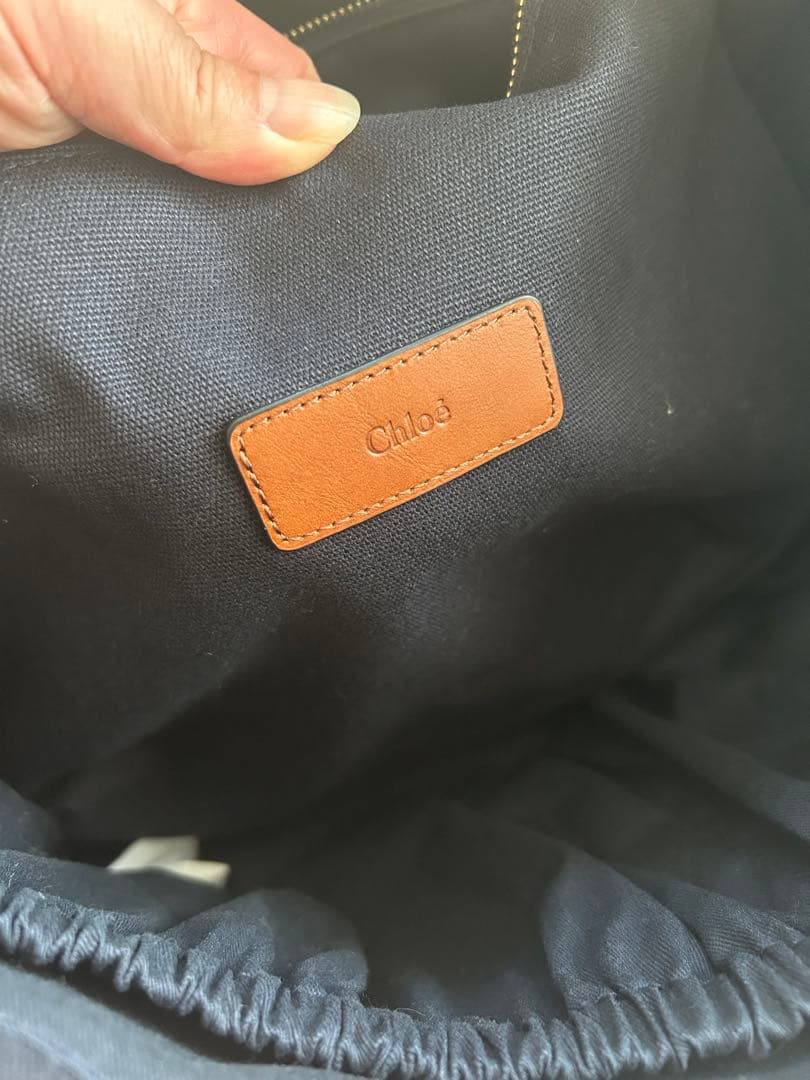 最終値下げ　Chloé キャンバス マザーズバッグ