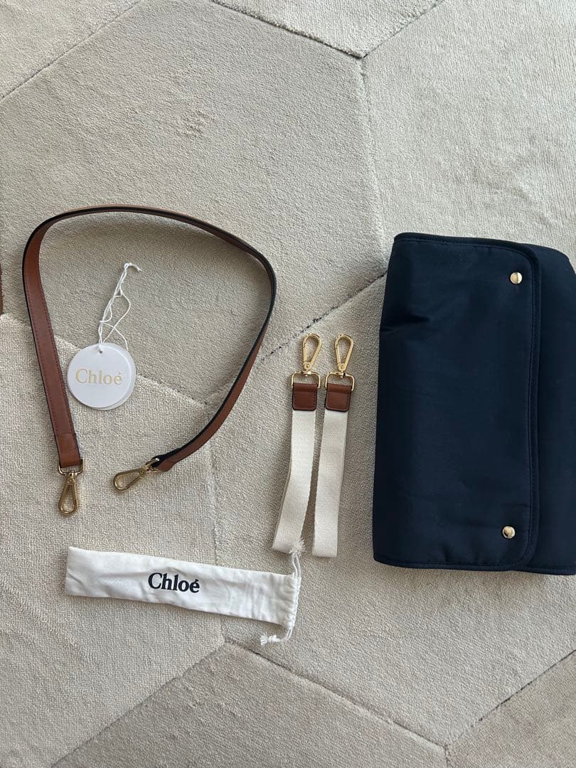 最終値下げ　Chloé キャンバス マザーズバッグ