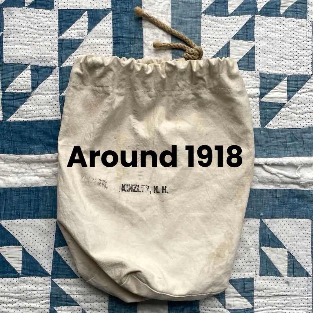 第一次世界大戦 10s WW1 USN バラックバッグ ホワイト ステンシル