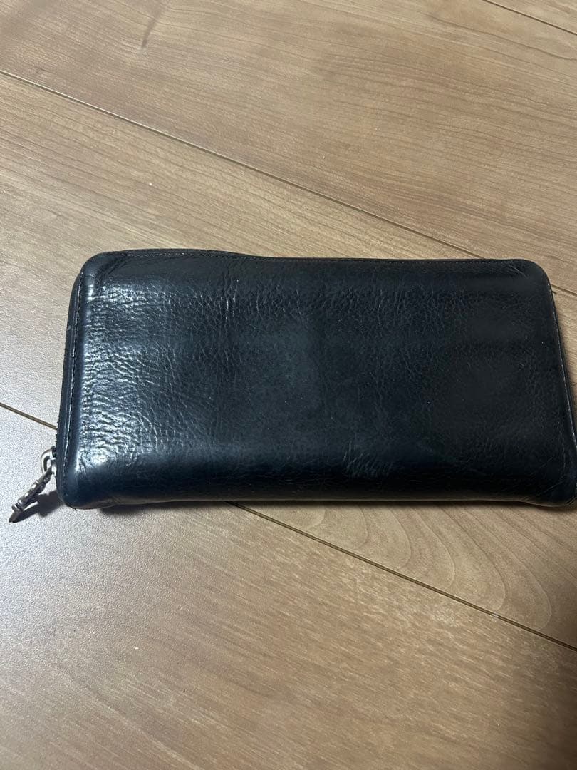 CHROME HEARTS クロムハーツ プレーンウォレット 長財布　ジャンク品