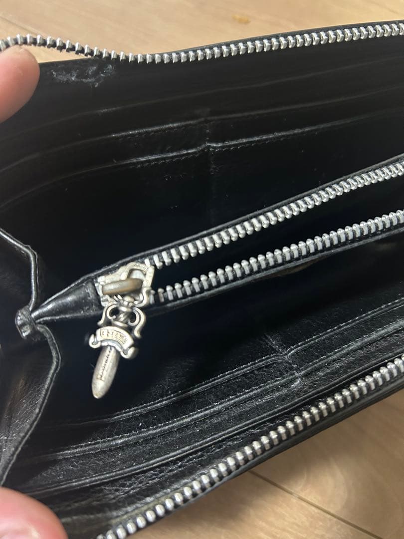 CHROME HEARTS クロムハーツ プレーンウォレット 長財布　ジャンク品