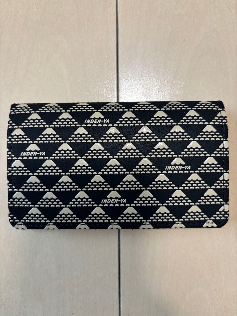 印傳屋 名刺入れ 富士山模様