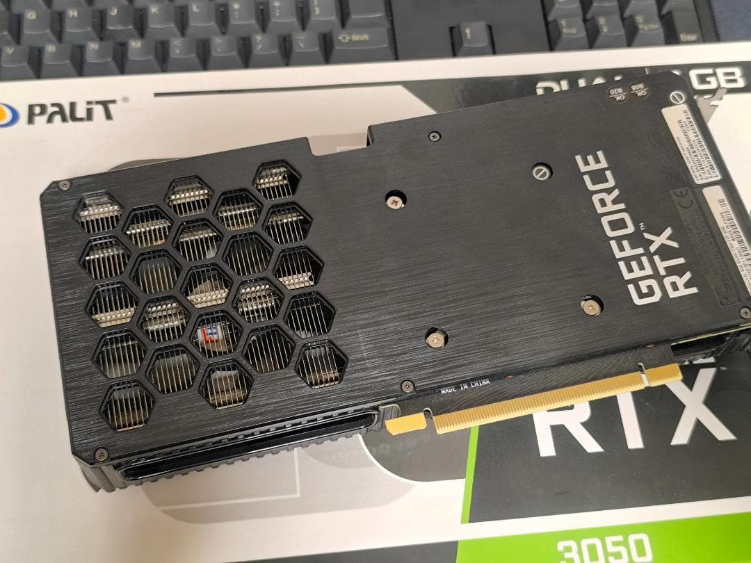 グラフィックボード・グラボ・ビデオカード Palit GeForce RTX 3050 Dual