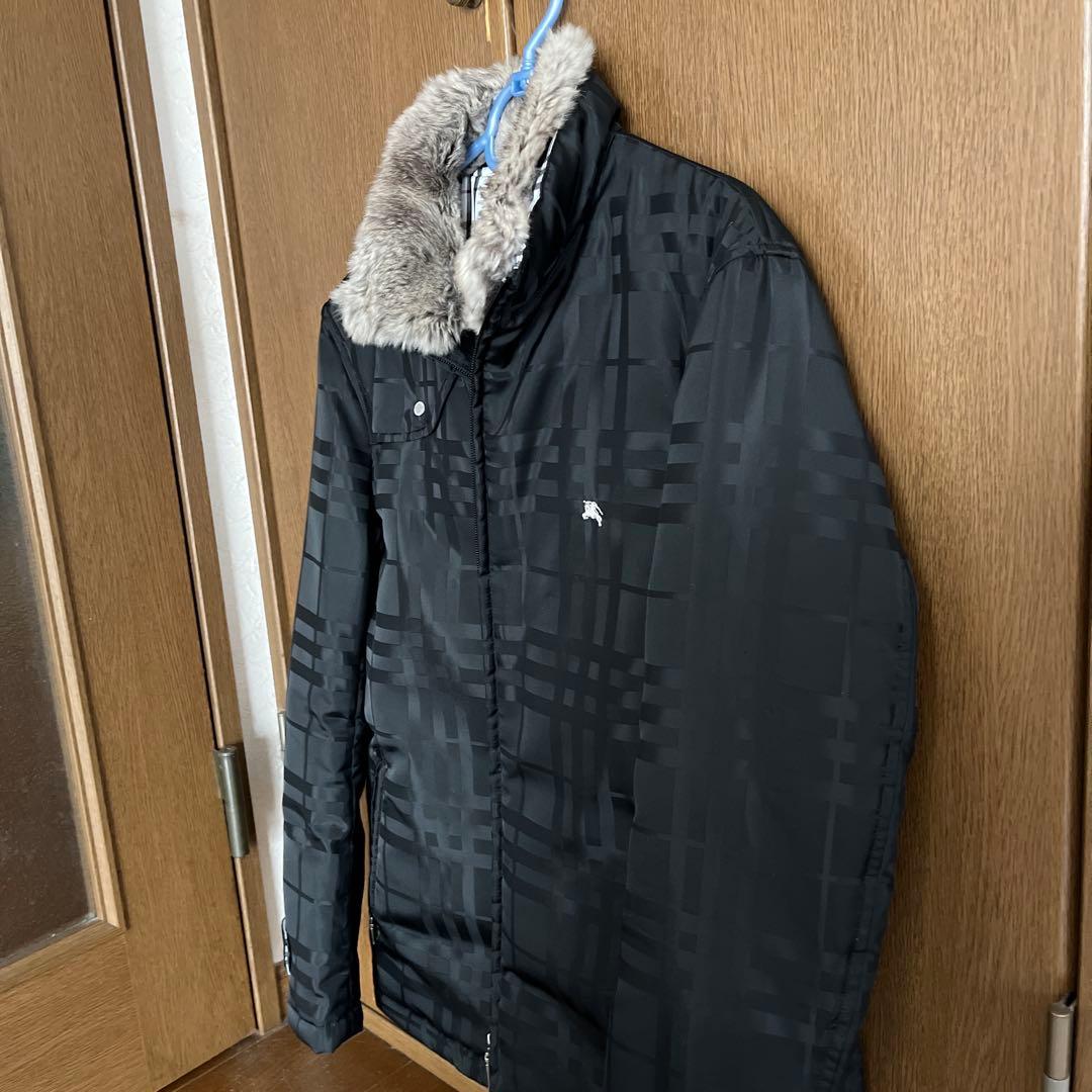 バーバリーシャドーチェック柄ダウン【極美品】