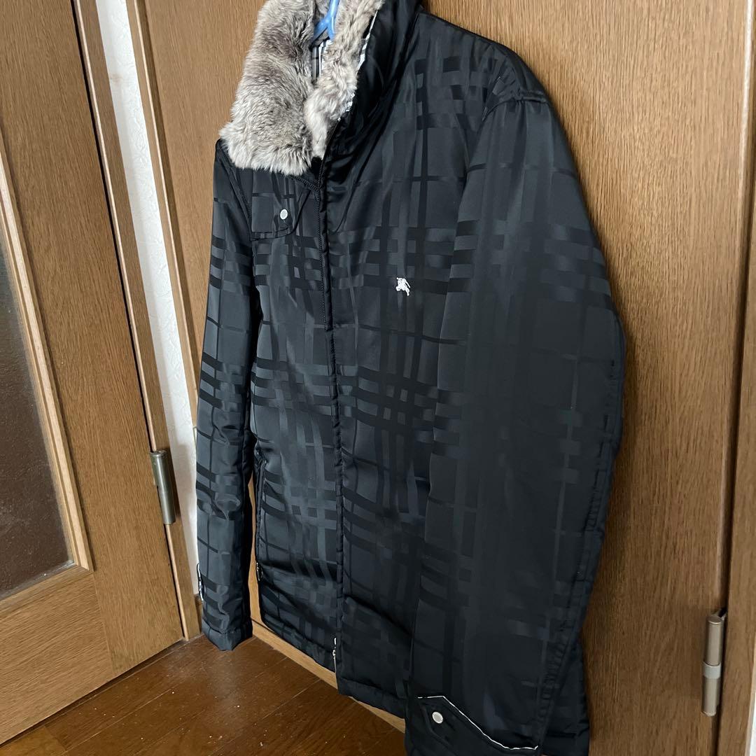 バーバリーシャドーチェック柄ダウン【極美品】