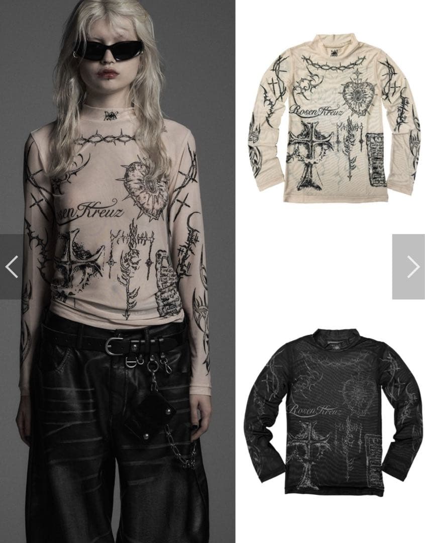 【Rosen Kreuz】RK TATOO INK TOPS