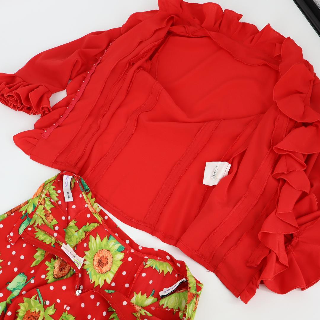 【美品フラメンコ衣装】MOLINA Sevilla モリーナ ブラウス ファルダ