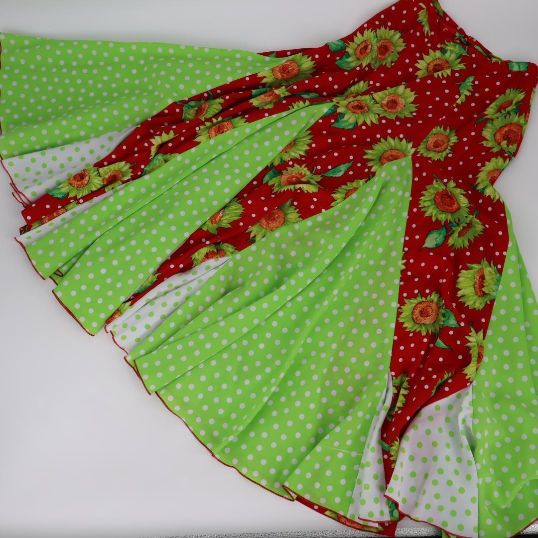 【美品フラメンコ衣装】MOLINA Sevilla モリーナ ブラウス ファルダ