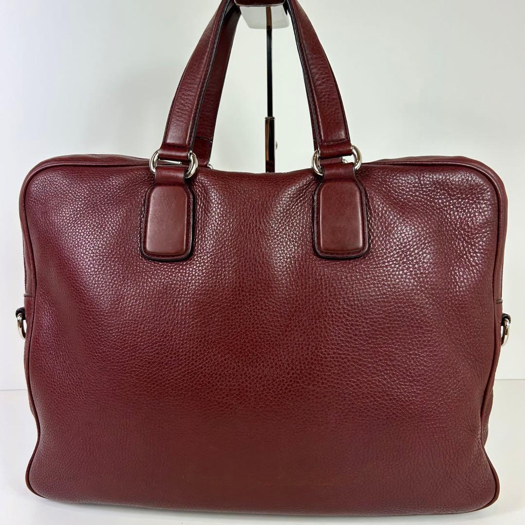 A4可 美品 グッチ レザー 2WAY ビジネスバッグ ソーホー