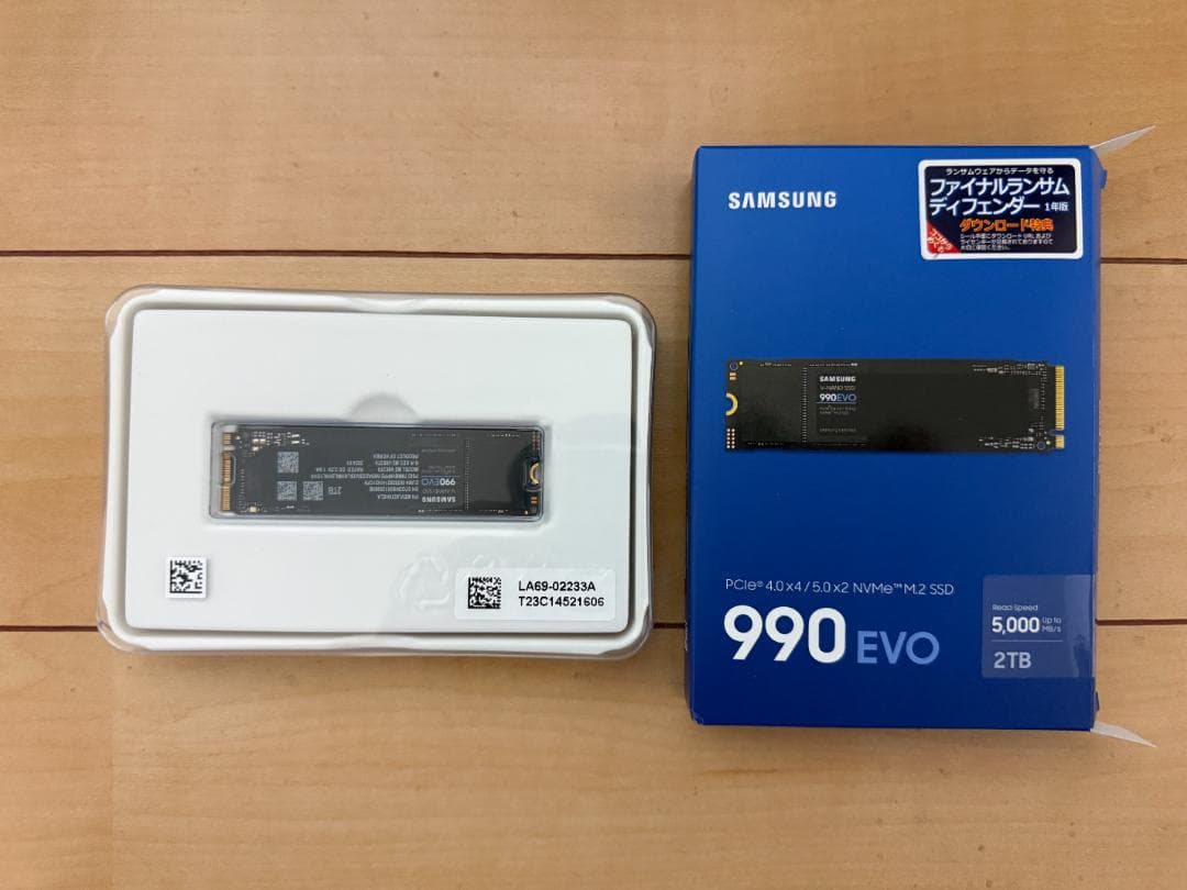 内蔵型SSD Samsung 990 EVO 2TB M.2 SSD