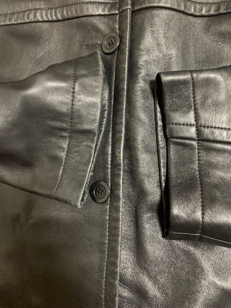 ジャケット・アウター 80sLL Bean Lambskin Leather Black Coat